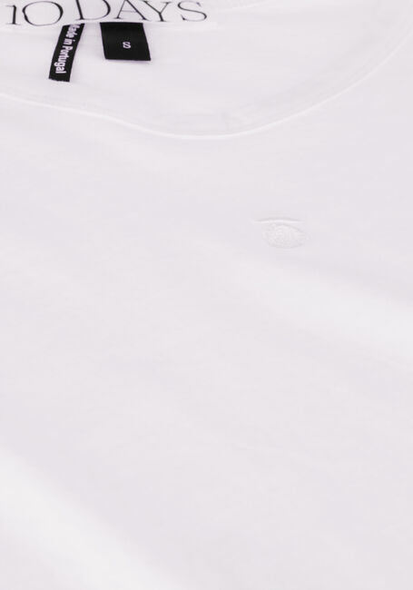 10DAYS T-shirt THE V-NECK TEE en blanc - large