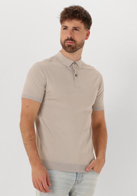 GENTI Polo POLO BUTTON SS K2046-1260 en beige - large