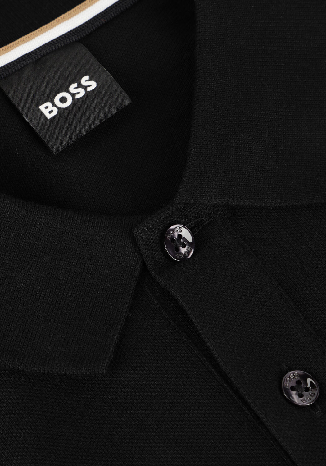 BOSS BLACK Polo PALLAS en noir - large