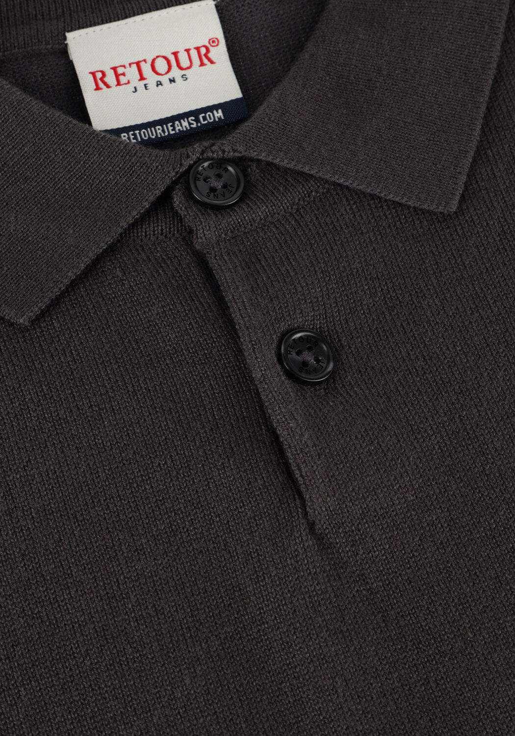 RETOUR Polo DANI Bleu fonc&eacute; - large