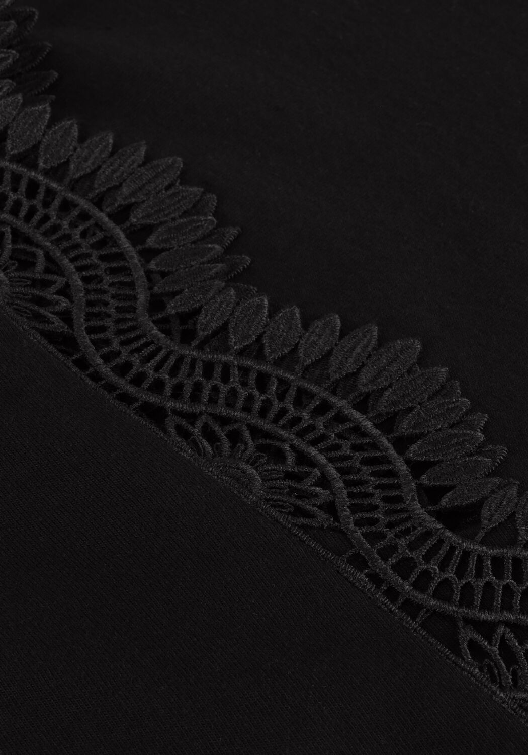 AAIKO T-shirt CORA FANCY CO 144 en noir - large