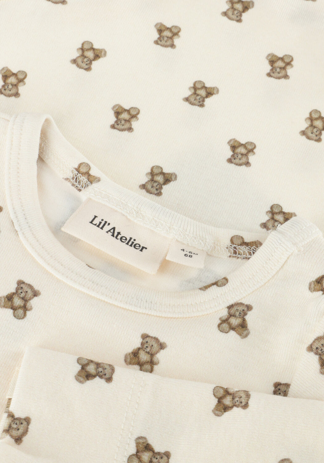 Beige LIL' ATELIER  NBNGAYO ELO LS SLIM BODY LIL - large