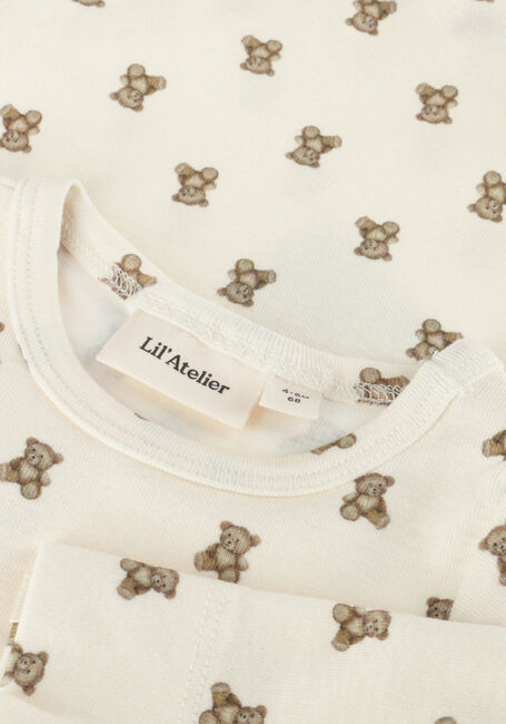 LIL' ATELIER Grenouillères NBNGAYO ELO LS SLIM BODY LIL en beige - large