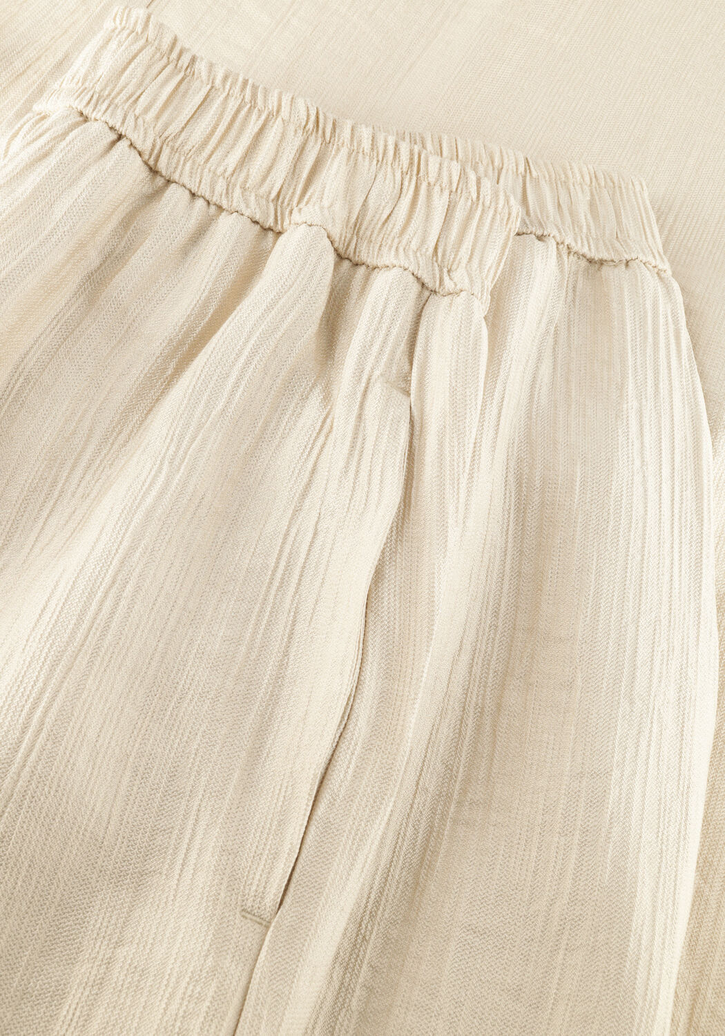 KNIT-TED Pantalon large JANOU &Eacute;cru - large