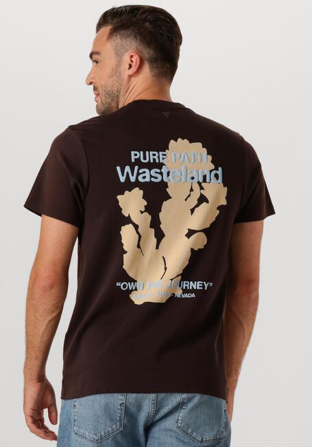 PURE PATH T-shirt REGULAR FIT T-SHIRTS en marron - large