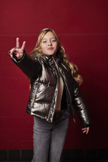 Metallic INDIAN BLUE JEANS Jack METALLIC JACKET - large