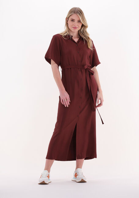 Roest ANOTHER LABEL Midi jurk SANGO DRESS S/S - large