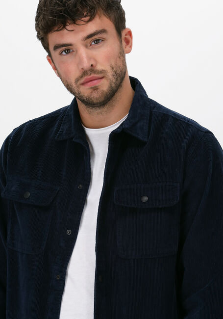 SELECTED HOMME Surchemise SLHLOOSEDECKER OVERSHIRT LS CO en bleu - large