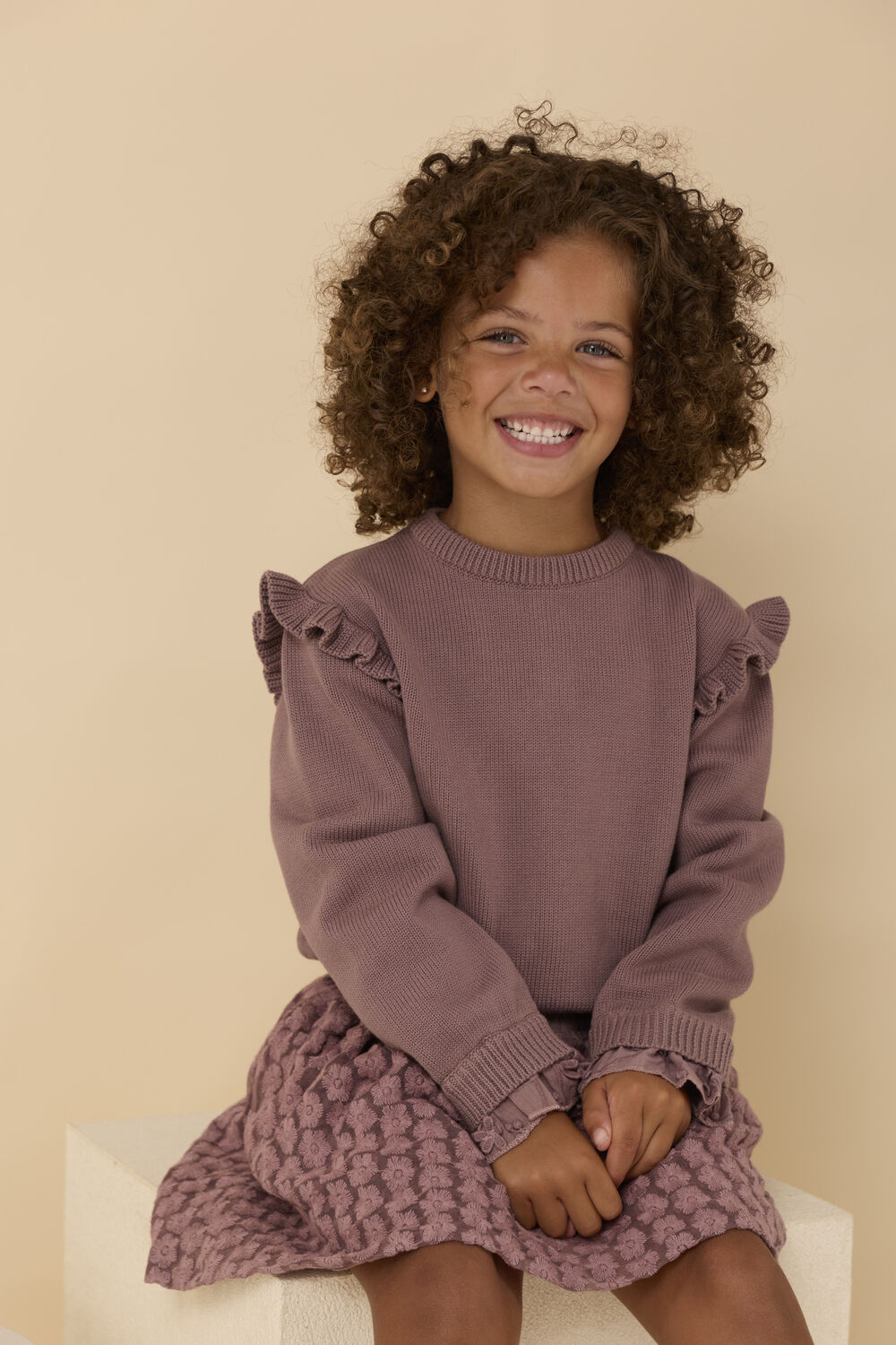 Taupe TON & TON Trui TED - large