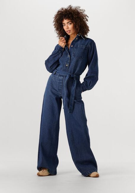 Blauwe MODSTRÖM Wide jeans POSSYMD PANTS - large