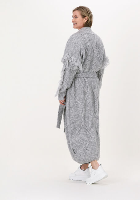 Grijze SILVIAN HEACH Vest LONG CARDIGAN CLEVELAND - large