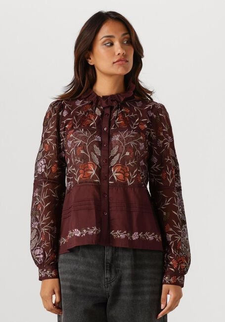 ANTIK BATIK ARIMA BLOUSE Blouses Bordeaux - large