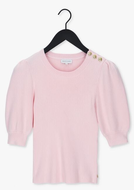 FABIENNE CHAPOT Pull LILLIAN SHORT SLEEVE PULLOVER Rose clair - large