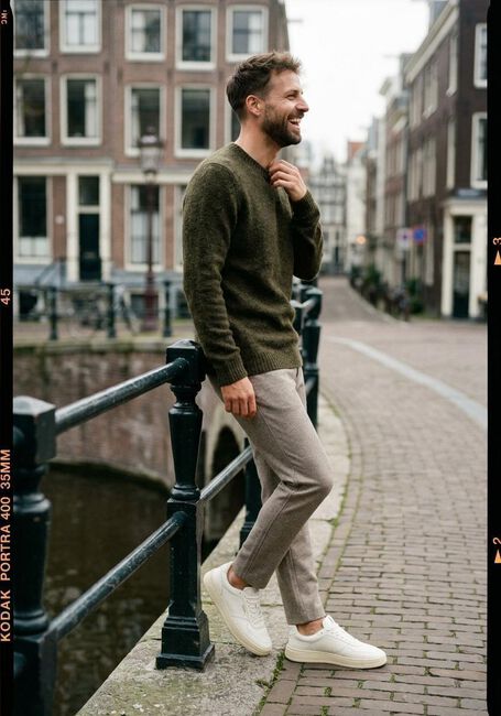 FOR&Eacute;T Pull ALPINE KNIT Vert fonc&eacute; - large