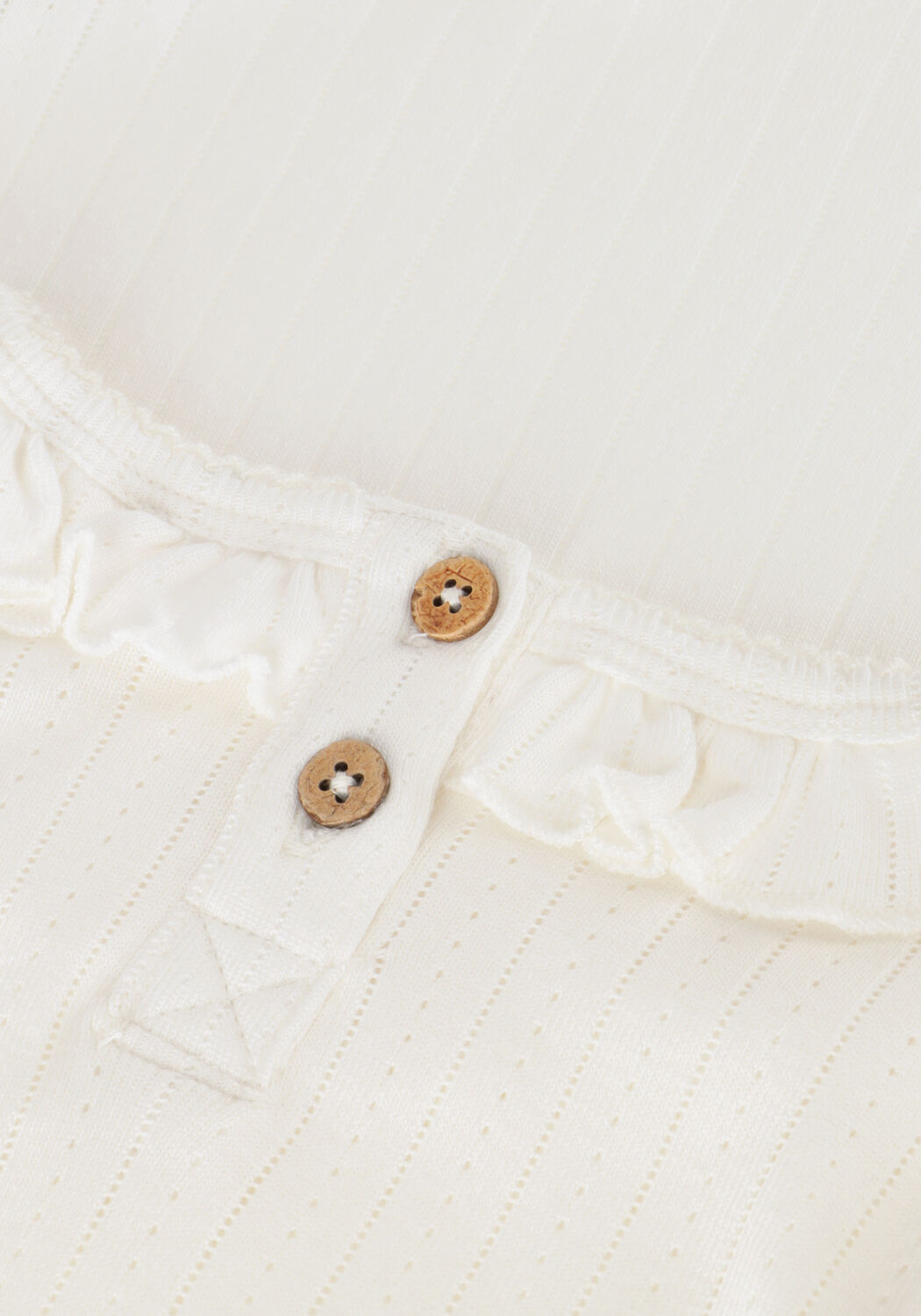 Ecru LIL' ATELIER Tops & T-shirts NMFRACHEL NIS LS SLIM TOP LIL NOOS - large