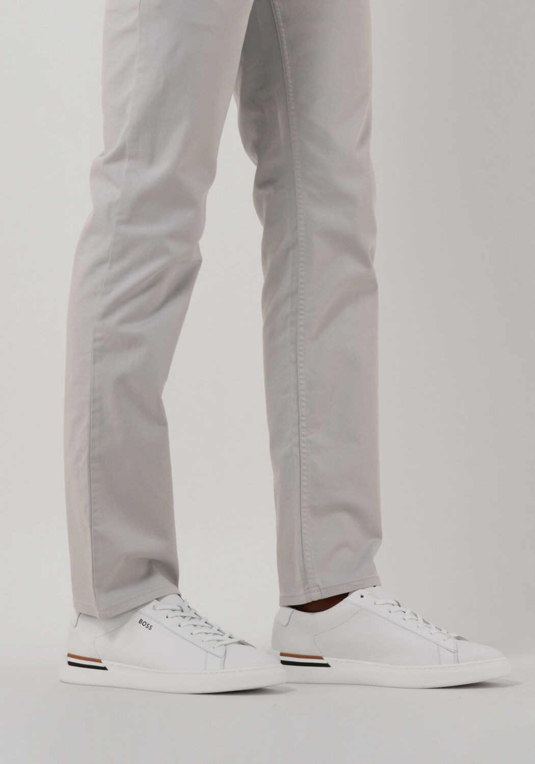 BOSS Baskets basses CLINT  TENN en blanc - large