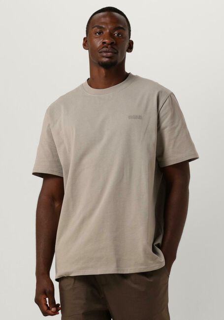 WOODBIRD T-shirt WBBAINE BASE TEE en taupe - large