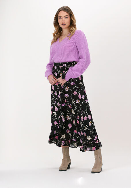 Paarse FABIENNE CHAPOT Trui STARRY V-NECK PULLOVER - large