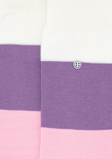 ALFREDO GONZALES BIG STRIPES Chaussettes en violet - large
