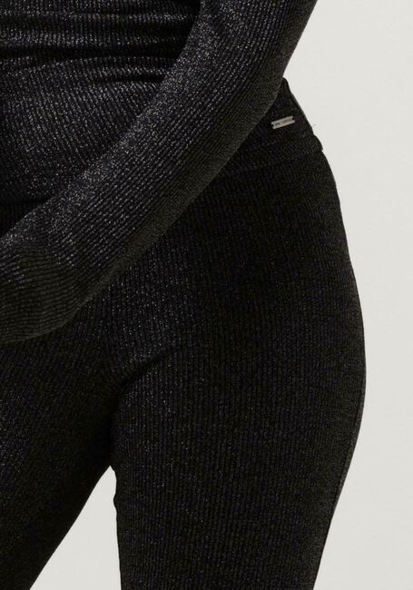 COLOURFUL REBEL Pantalon évasé LUREX EXTRA FLARE PANTS en argent - large