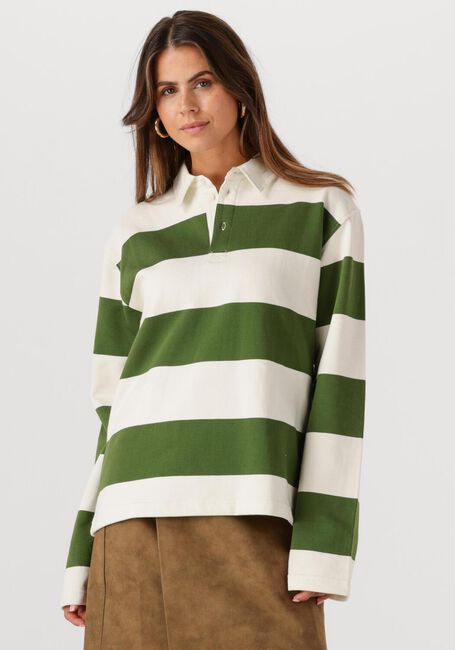 Groene ENVII Tops & T-shirts ENTOUR LS POLO ST 7173 - large