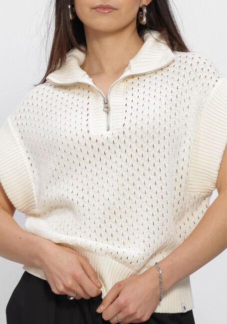 SIMPLE Haut SHORT SLEEVE TOP Cr&egrave;me - large