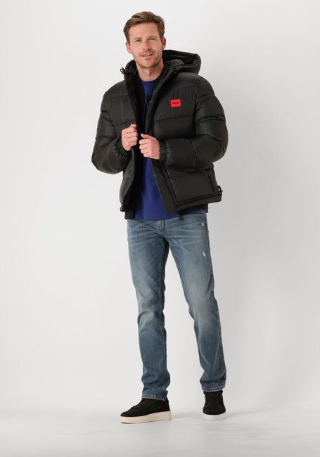 Zwarte HUGO Gewatteerde jas BARO2441 - large