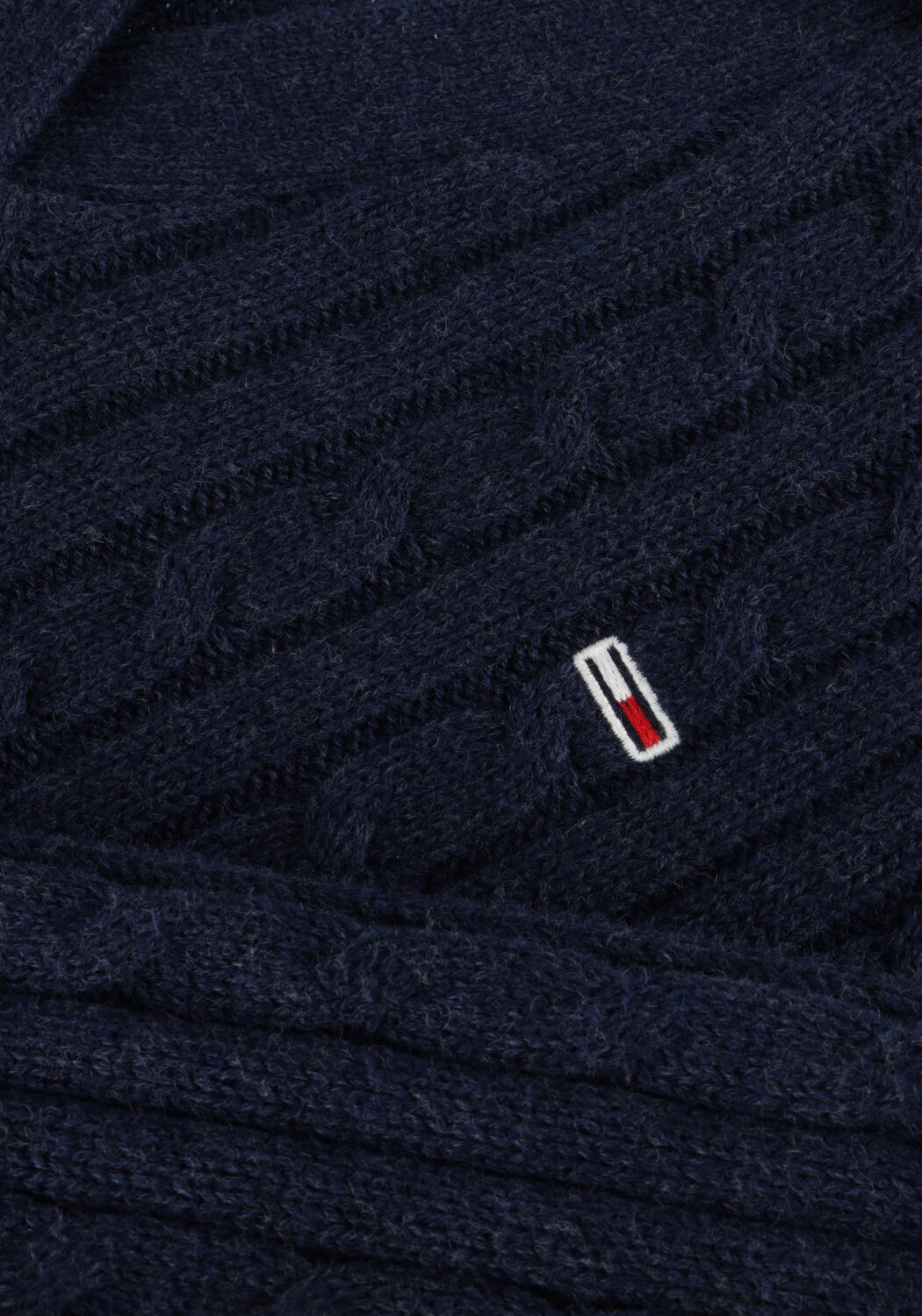 Blauwe TOMMY JEANS Trui TJW CABLE RUGBY SWEATER - large