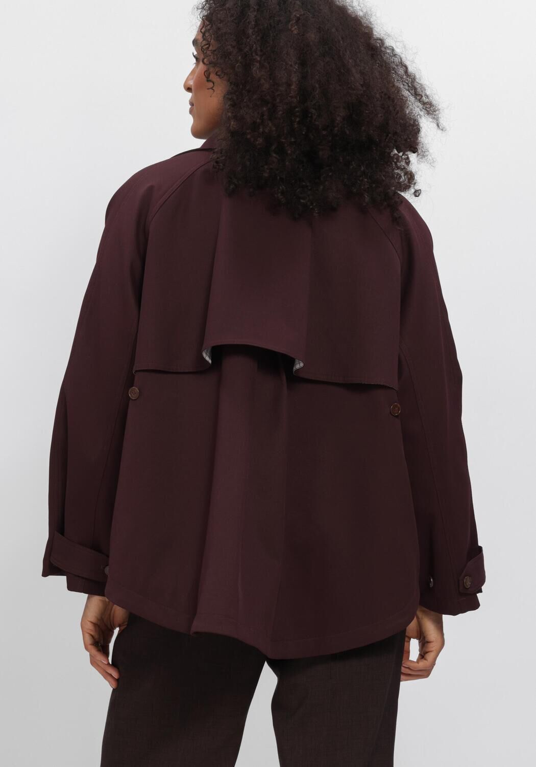 Bordeaux AIMEE THE LABEL Jack LOMBOKW6 TRENCHCOAT - large