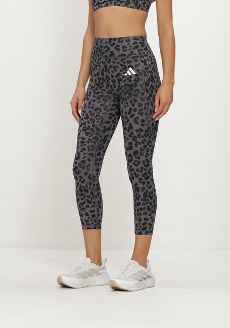 Bruine ADIDAS Sportleggings OPT ESS AOP 7/8 - large
