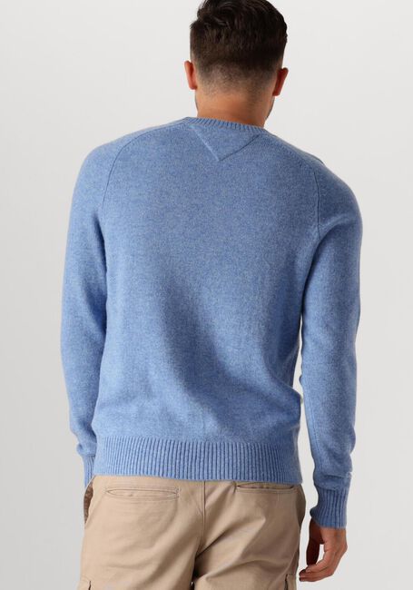 Blauwe TOMMY HILFIGER Trui LAMBSWOOL CREW NECK - large