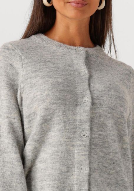 Grijze SELECTED FEMME Vest SLFLULU NEW LS KNIT CARDIGAN - large