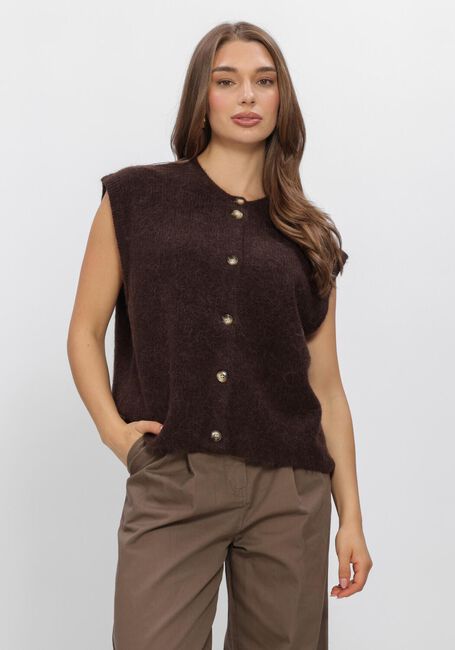 BOII STUDIOS Pull HIRSE en marron - large