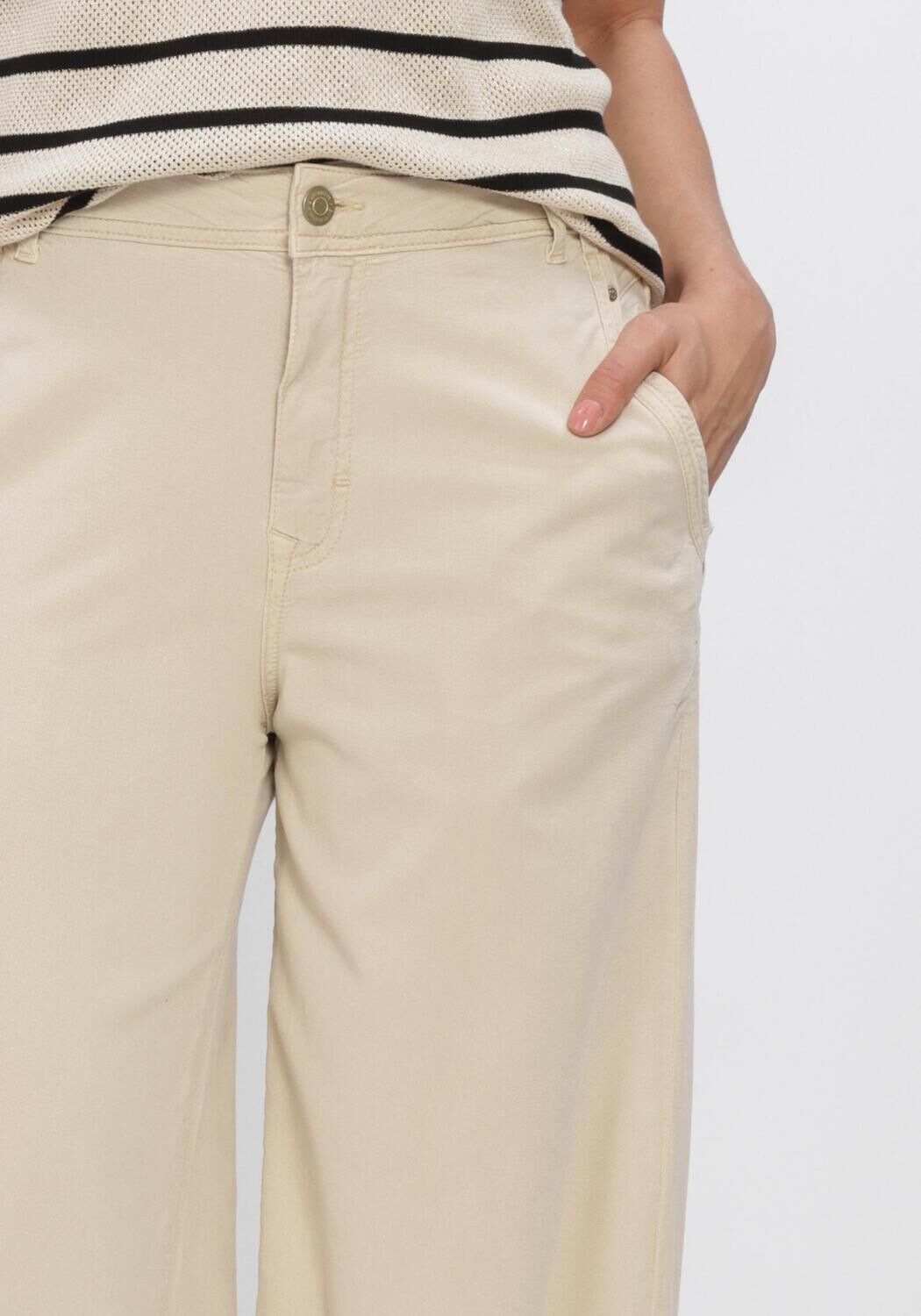 SUMMUM WIDE LEG SKY TENCEL Pantalons Kaki - large