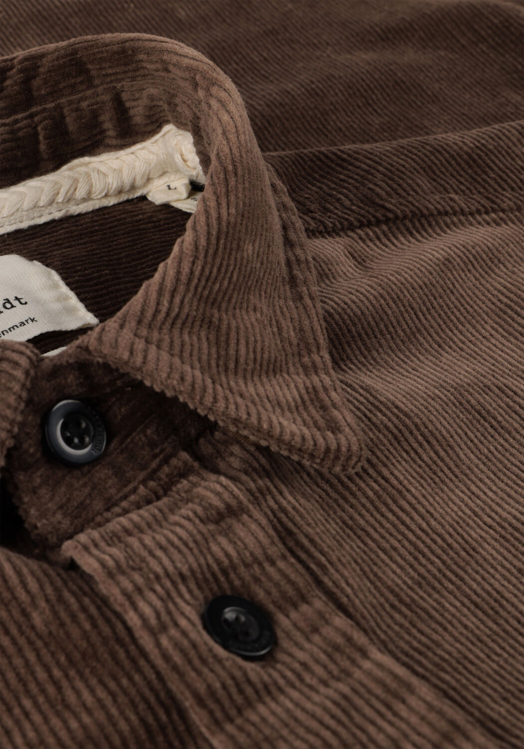 Bruine ANERKJENDT Overshirt AKLEIF CORDUROY SHIRT - large