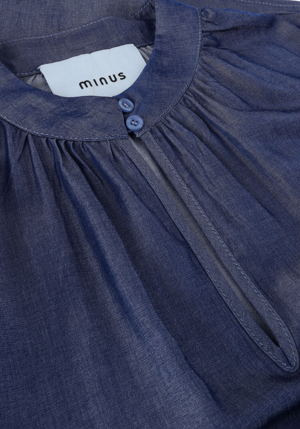 MINUS KELSY 3/4 SLEEVE BLOUSE Blouses en bleu - large