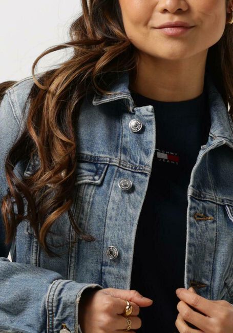 TOMMY JEANS Veste en jean MOM CLS JACKET AH7131 Bleu foncé - large