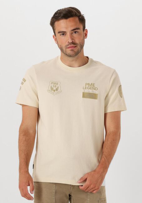 PME LEGEND T-shirt FLAT WAFFEL JERSEY en beige - large
