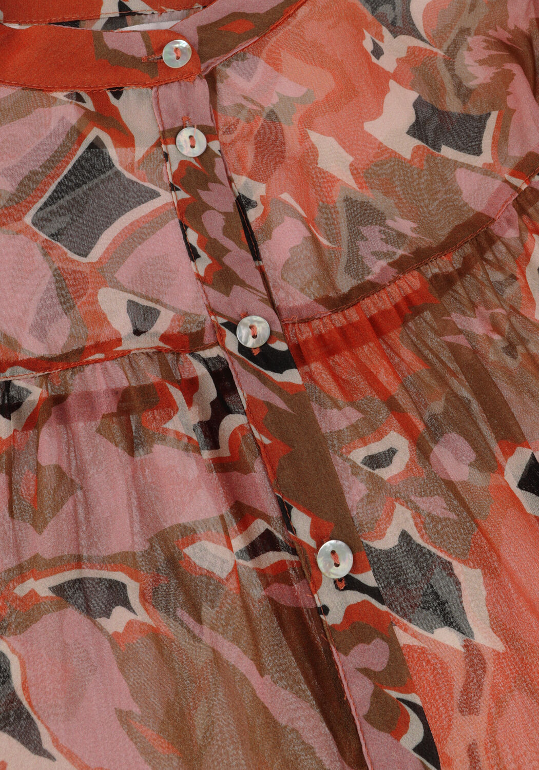 Multi SUMMUM  TOP WIDE SLEEVES CAMOUFLAGE FLOWER - large