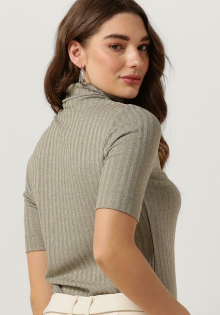 Olijf MY ESSENTIAL WARDROBE Top JANNIMW ROLLNECK BLOUSE - large