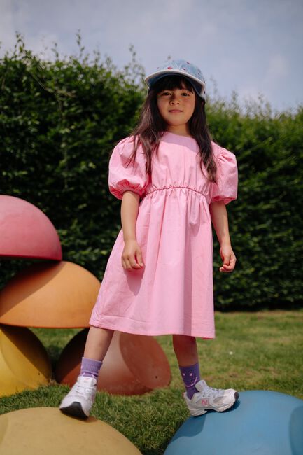 DAILY BRAT Mini robe SASSY HEART DRESS en rose - large