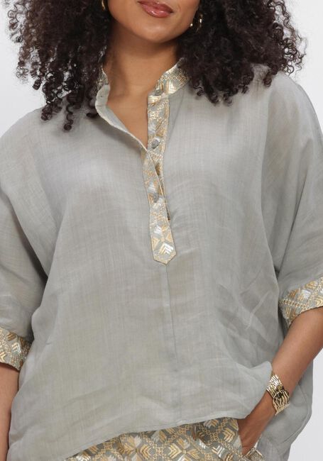GREEK ARCHAIC KORI S26K-4064126 Blouses Gris clair - large