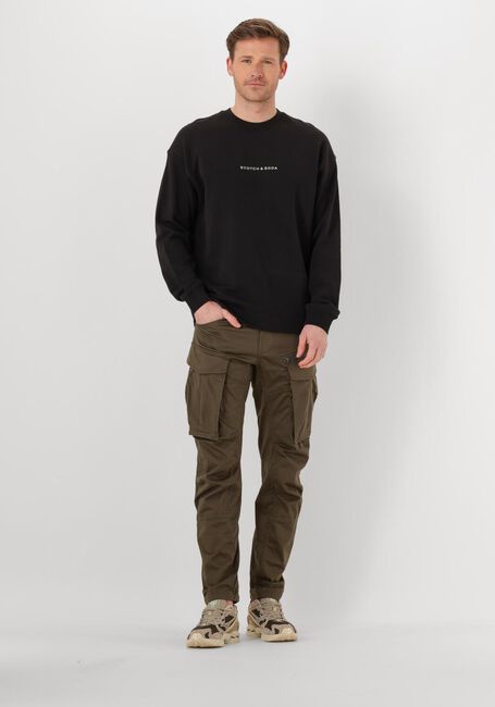 SCOTCH & SODA Chandail LOGO FRONT CHEST SWEATSHIRT en noir - large