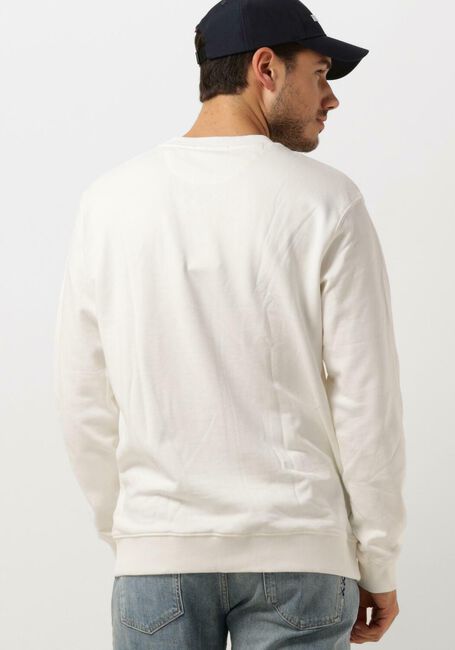SCOTCH & SODA Chandail SEASONAL ESSENTIALS - CLASSIC LOGO BADGE SWEATSHIRT en blanc - large