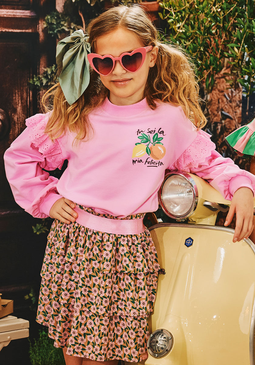 Z8 Mini-jupe ELLEEN en rose - large