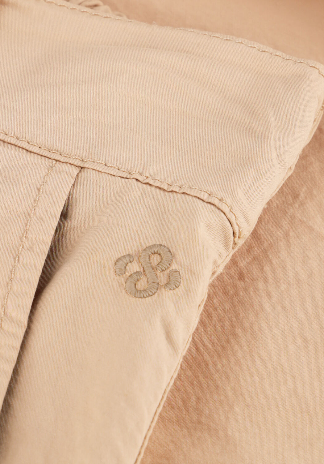 SUMMUM Pantalon large CULOTTE LT WT STRETCH POPLIN en beige - large