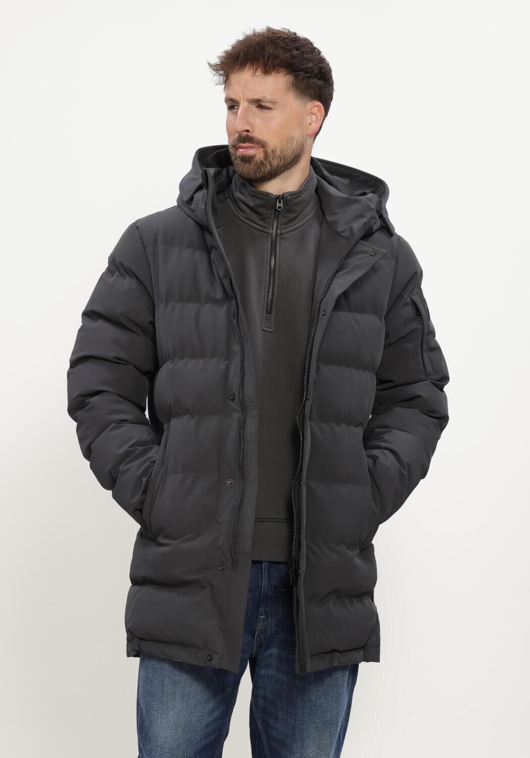 AIRFORCE Parkas CHUCK PARKA en gris - large