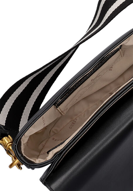 Zwarte GUESS Schoudertas DANNA SADDLE BAG Zwarte GUESS Schoudertas DANNA SADDLE BAG - large