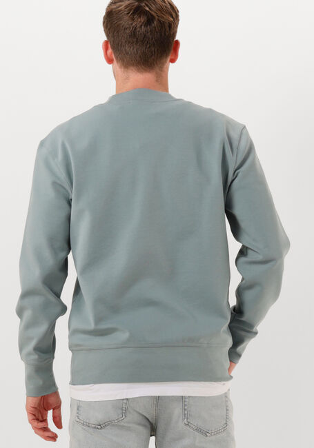 Grijze CALVIN KLEIN Trui INTERLOCK CREW NECK - large