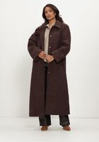 OBJECT Manteau OBJCELINA MIDI COAT en marron